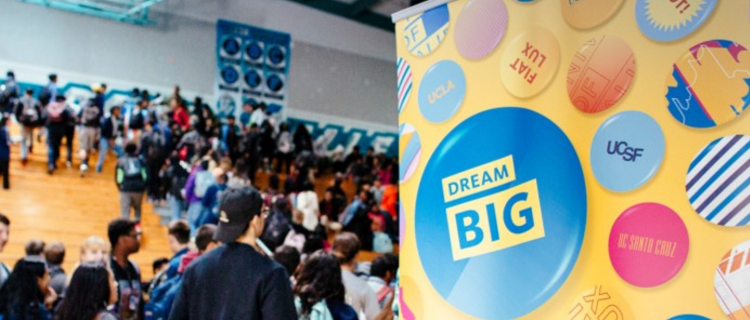 Banner with Words: Dream Big