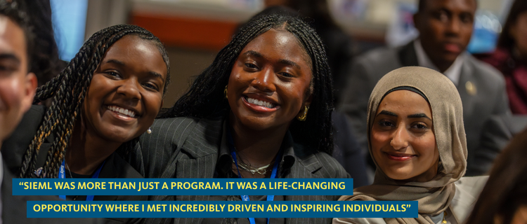 SIEML was more than just a program. It was a life-changing opportunity where I met incredibly driven and inspiring individuals.